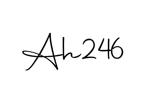 Design your own signature with our free online signature maker. With this signature software, you can create a handwritten (Autography-DOLnW) signature for name Ah246. Ah246 signature style 10 images and pictures png