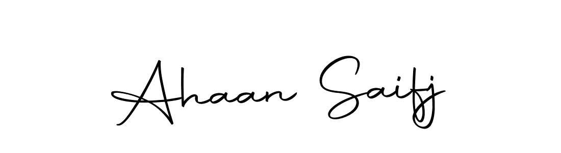 Autography-DOLnW is a professional signature style that is perfect for those who want to add a touch of class to their signature. It is also a great choice for those who want to make their signature more unique. Get Ahaan Saifj name to fancy signature for free. Ahaan Saifj signature style 10 images and pictures png