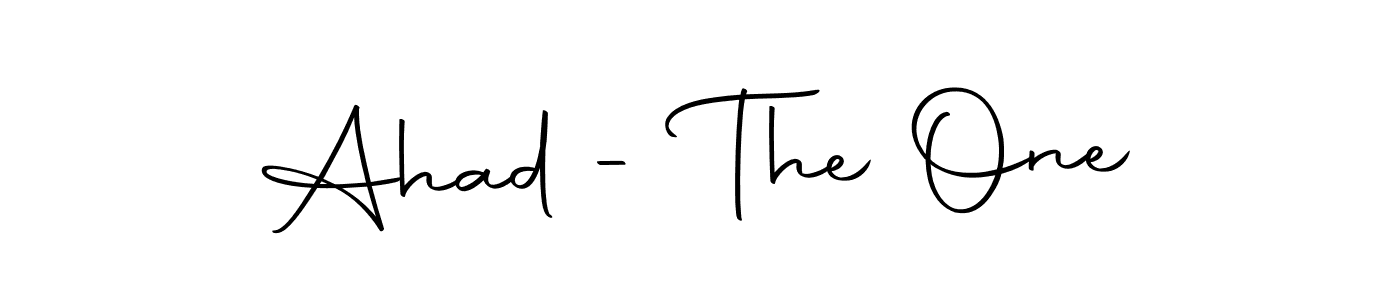How to make Ahad - The One signature? Autography-DOLnW is a professional autograph style. Create handwritten signature for Ahad - The One name. Ahad - The One signature style 10 images and pictures png