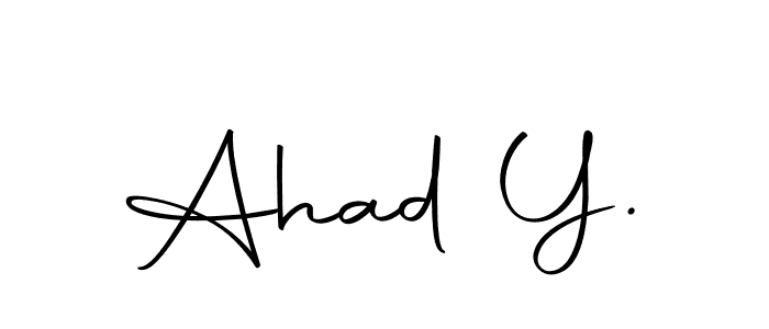 It looks lik you need a new signature style for name Ahad Y.. Design unique handwritten (Autography-DOLnW) signature with our free signature maker in just a few clicks. Ahad Y. signature style 10 images and pictures png