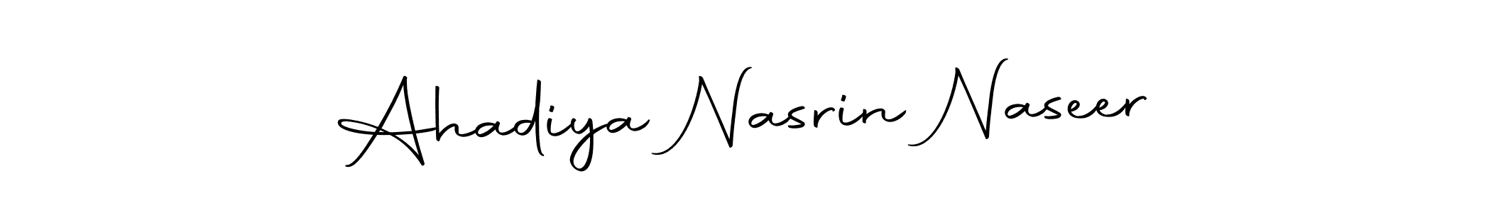 This is the best signature style for the Ahadiya Nasrin Naseer name. Also you like these signature font (Autography-DOLnW). Mix name signature. Ahadiya Nasrin Naseer signature style 10 images and pictures png