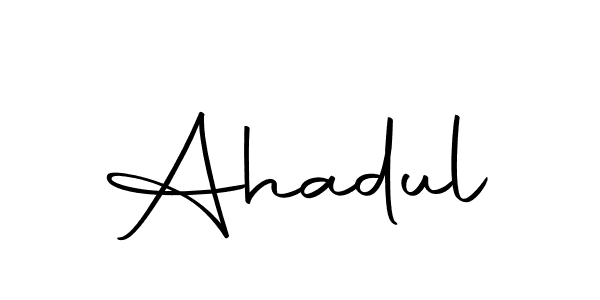 You should practise on your own different ways (Autography-DOLnW) to write your name (Ahadul) in signature. don't let someone else do it for you. Ahadul signature style 10 images and pictures png