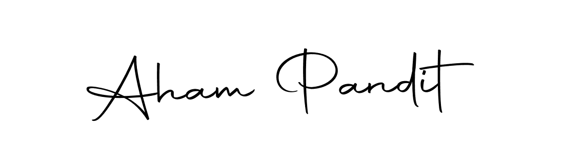 This is the best signature style for the Aham Pandit name. Also you like these signature font (Autography-DOLnW). Mix name signature. Aham Pandit signature style 10 images and pictures png