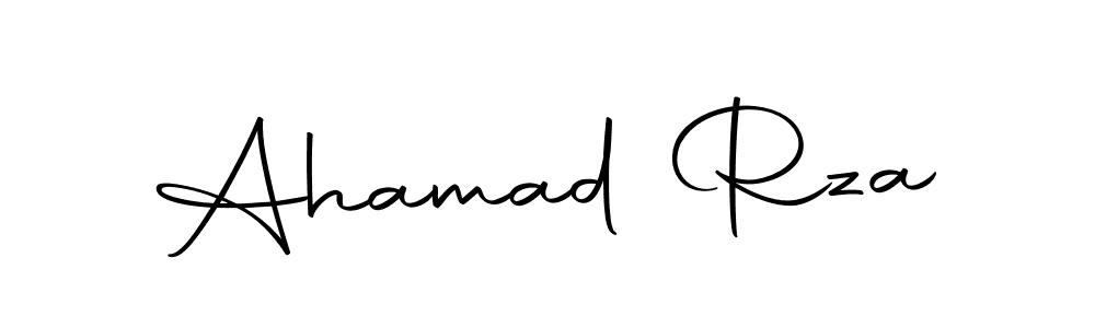 Design your own signature with our free online signature maker. With this signature software, you can create a handwritten (Autography-DOLnW) signature for name Ahamad Rza. Ahamad Rza signature style 10 images and pictures png