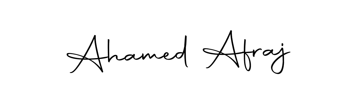 Design your own signature with our free online signature maker. With this signature software, you can create a handwritten (Autography-DOLnW) signature for name Ahamed Afraj. Ahamed Afraj signature style 10 images and pictures png