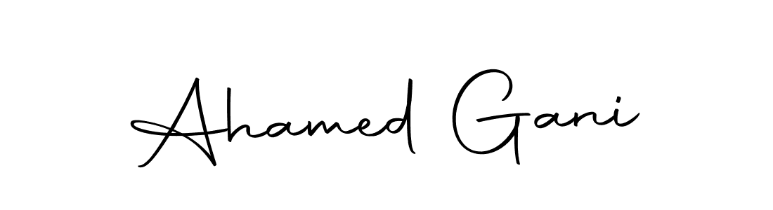 Make a beautiful signature design for name Ahamed Gani. Use this online signature maker to create a handwritten signature for free. Ahamed Gani signature style 10 images and pictures png