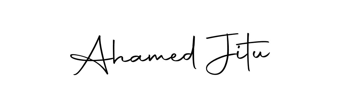 How to make Ahamed Jitu signature? Autography-DOLnW is a professional autograph style. Create handwritten signature for Ahamed Jitu name. Ahamed Jitu signature style 10 images and pictures png