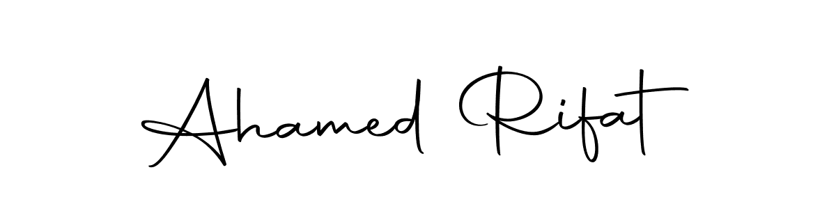 Here are the top 10 professional signature styles for the name Ahamed Rifat. These are the best autograph styles you can use for your name. Ahamed Rifat signature style 10 images and pictures png