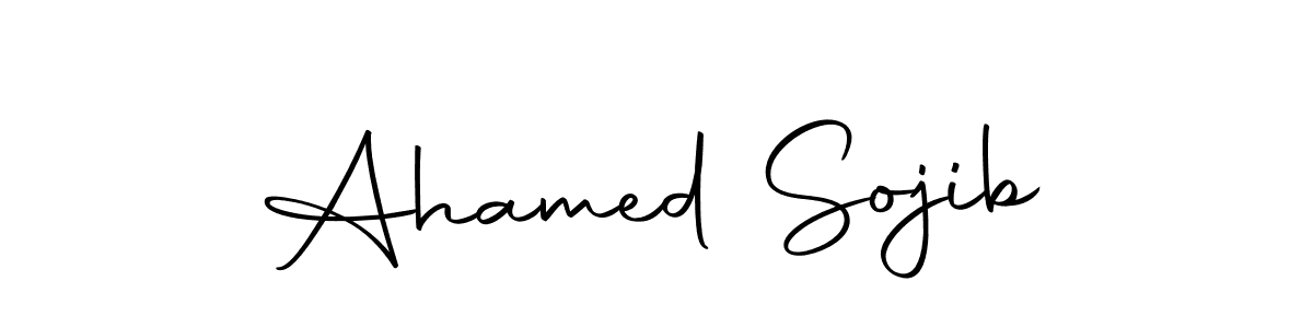 Create a beautiful signature design for name Ahamed Sojib. With this signature (Autography-DOLnW) fonts, you can make a handwritten signature for free. Ahamed Sojib signature style 10 images and pictures png