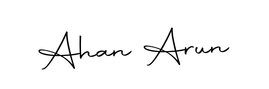 Also we have Ahan Arun name is the best signature style. Create professional handwritten signature collection using Autography-DOLnW autograph style. Ahan Arun signature style 10 images and pictures png