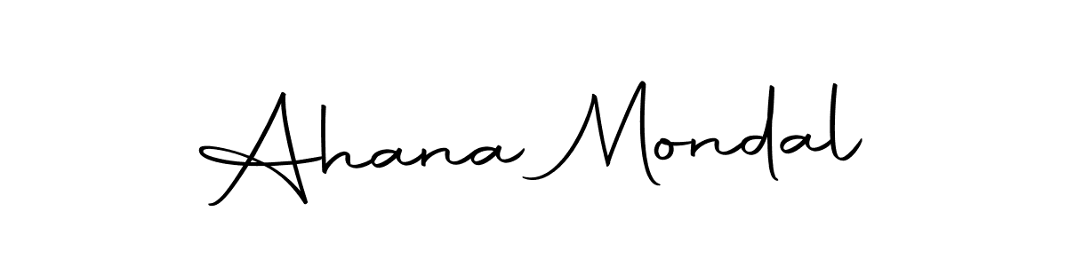 You should practise on your own different ways (Autography-DOLnW) to write your name (Ahana Mondal) in signature. don't let someone else do it for you. Ahana Mondal signature style 10 images and pictures png