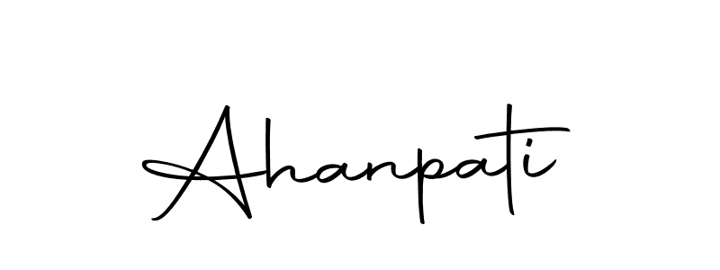 Use a signature maker to create a handwritten signature online. With this signature software, you can design (Autography-DOLnW) your own signature for name Ahanpati. Ahanpati signature style 10 images and pictures png