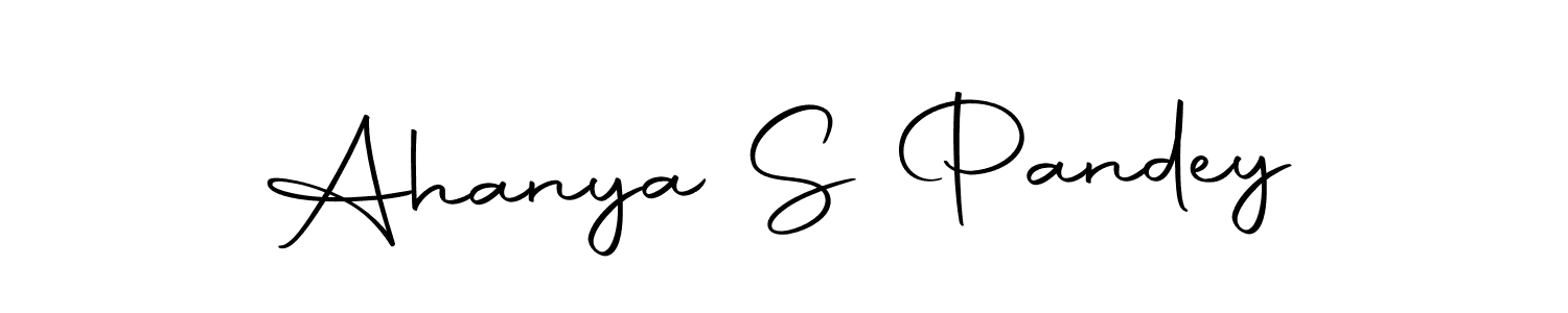 Autography-DOLnW is a professional signature style that is perfect for those who want to add a touch of class to their signature. It is also a great choice for those who want to make their signature more unique. Get Ahanya S Pandey name to fancy signature for free. Ahanya S Pandey signature style 10 images and pictures png