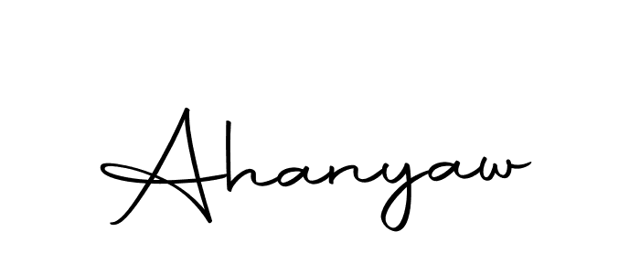 Also we have Ahanyaw name is the best signature style. Create professional handwritten signature collection using Autography-DOLnW autograph style. Ahanyaw signature style 10 images and pictures png