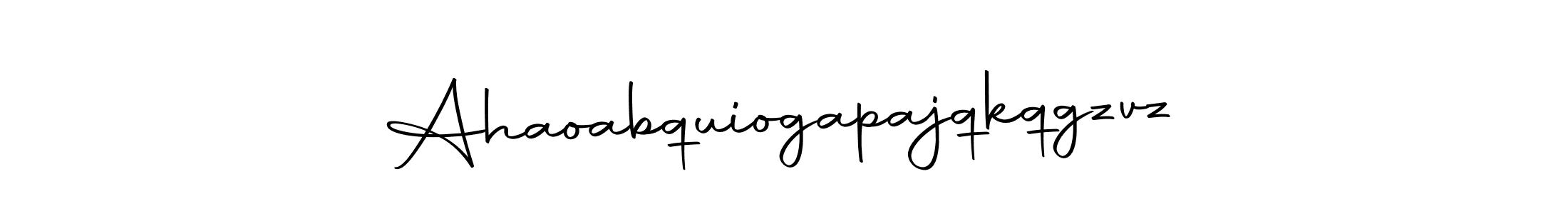 This is the best signature style for the Ahaoabquiogapajqkqgzvz name. Also you like these signature font (Autography-DOLnW). Mix name signature. Ahaoabquiogapajqkqgzvz signature style 10 images and pictures png