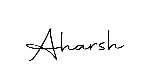 Create a beautiful signature design for name Aharsh. With this signature (Autography-DOLnW) fonts, you can make a handwritten signature for free. Aharsh signature style 10 images and pictures png