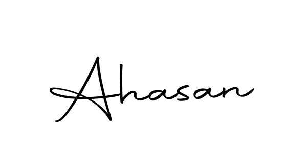 Make a beautiful signature design for name Ahasan. Use this online signature maker to create a handwritten signature for free. Ahasan signature style 10 images and pictures png