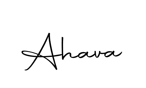 How to make Ahava name signature. Use Autography-DOLnW style for creating short signs online. This is the latest handwritten sign. Ahava signature style 10 images and pictures png