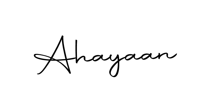 Make a beautiful signature design for name Ahayaan. With this signature (Autography-DOLnW) style, you can create a handwritten signature for free. Ahayaan signature style 10 images and pictures png