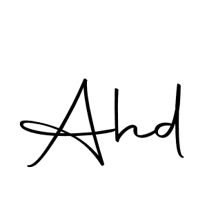 Ahd stylish signature style. Best Handwritten Sign (Autography-DOLnW) for my name. Handwritten Signature Collection Ideas for my name Ahd. Ahd signature style 10 images and pictures png