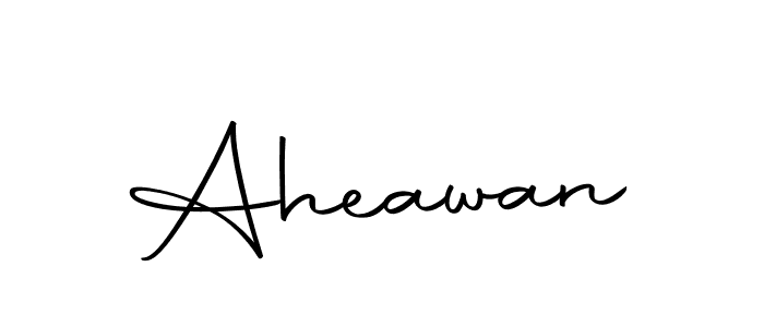 Use a signature maker to create a handwritten signature online. With this signature software, you can design (Autography-DOLnW) your own signature for name Aheawan. Aheawan signature style 10 images and pictures png