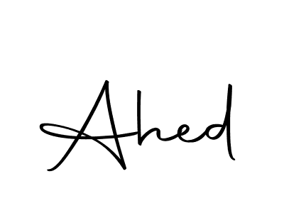 Make a beautiful signature design for name Ahed. Use this online signature maker to create a handwritten signature for free. Ahed signature style 10 images and pictures png