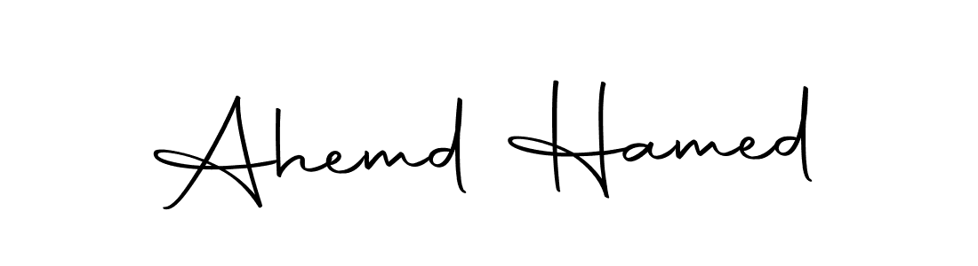 How to make Ahemd Hamed signature? Autography-DOLnW is a professional autograph style. Create handwritten signature for Ahemd Hamed name. Ahemd Hamed signature style 10 images and pictures png