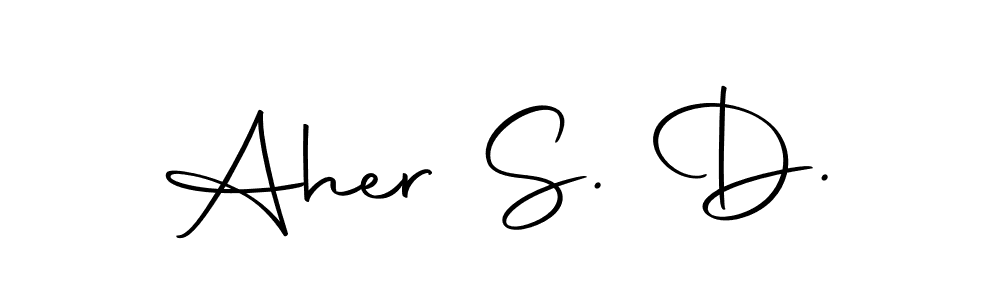 Make a beautiful signature design for name Aher S. D.. Use this online signature maker to create a handwritten signature for free. Aher S. D. signature style 10 images and pictures png