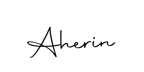 Similarly Autography-DOLnW is the best handwritten signature design. Signature creator online .You can use it as an online autograph creator for name Aherin. Aherin signature style 10 images and pictures png