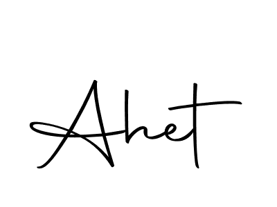 You should practise on your own different ways (Autography-DOLnW) to write your name (Ahet) in signature. don't let someone else do it for you. Ahet signature style 10 images and pictures png