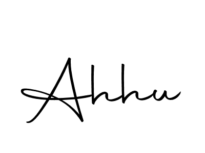 Design your own signature with our free online signature maker. With this signature software, you can create a handwritten (Autography-DOLnW) signature for name Ahhu. Ahhu signature style 10 images and pictures png