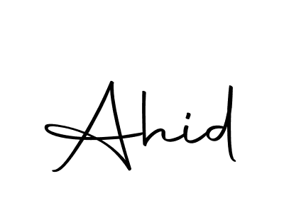 The best way (Autography-DOLnW) to make a short signature is to pick only two or three words in your name. The name Ahid include a total of six letters. For converting this name. Ahid signature style 10 images and pictures png