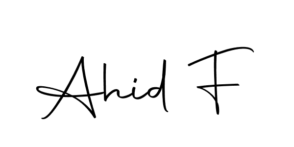 Best and Professional Signature Style for Ahid F. Autography-DOLnW Best Signature Style Collection. Ahid F signature style 10 images and pictures png