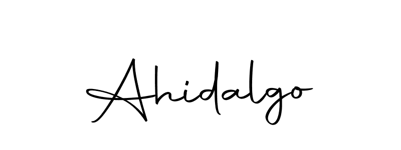 Design your own signature with our free online signature maker. With this signature software, you can create a handwritten (Autography-DOLnW) signature for name Ahidalgo. Ahidalgo signature style 10 images and pictures png
