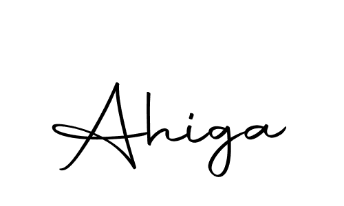 Use a signature maker to create a handwritten signature online. With this signature software, you can design (Autography-DOLnW) your own signature for name Ahiga. Ahiga signature style 10 images and pictures png