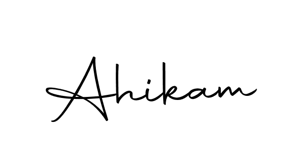 Use a signature maker to create a handwritten signature online. With this signature software, you can design (Autography-DOLnW) your own signature for name Ahikam. Ahikam signature style 10 images and pictures png
