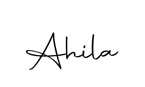 Use a signature maker to create a handwritten signature online. With this signature software, you can design (Autography-DOLnW) your own signature for name Ahila. Ahila signature style 10 images and pictures png