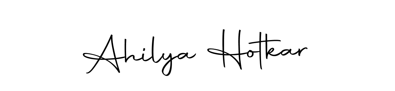 Make a beautiful signature design for name Ahilya Hotkar. With this signature (Autography-DOLnW) style, you can create a handwritten signature for free. Ahilya Hotkar signature style 10 images and pictures png
