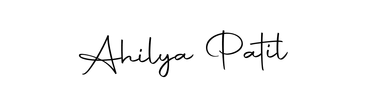 Use a signature maker to create a handwritten signature online. With this signature software, you can design (Autography-DOLnW) your own signature for name Ahilya Patil. Ahilya Patil signature style 10 images and pictures png