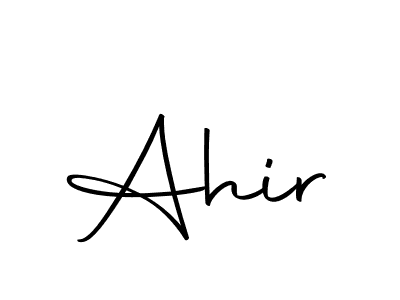 How to make Ahir name signature. Use Autography-DOLnW style for creating short signs online. This is the latest handwritten sign. Ahir signature style 10 images and pictures png