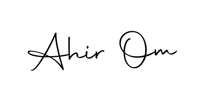 Similarly Autography-DOLnW is the best handwritten signature design. Signature creator online .You can use it as an online autograph creator for name Ahir Om. Ahir Om signature style 10 images and pictures png