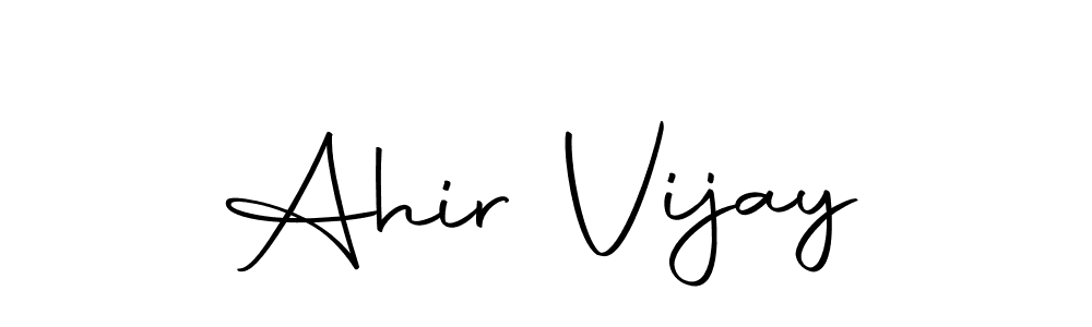 Ahir Vijay stylish signature style. Best Handwritten Sign (Autography-DOLnW) for my name. Handwritten Signature Collection Ideas for my name Ahir Vijay. Ahir Vijay signature style 10 images and pictures png