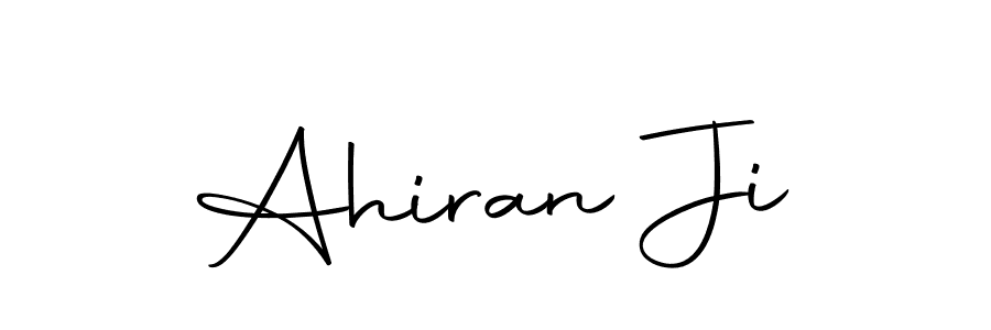 Use a signature maker to create a handwritten signature online. With this signature software, you can design (Autography-DOLnW) your own signature for name Ahiran Ji. Ahiran Ji signature style 10 images and pictures png