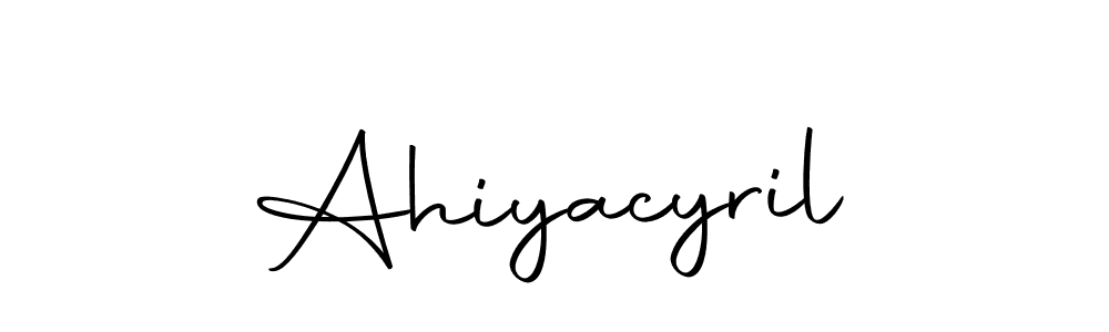 The best way (Autography-DOLnW) to make a short signature is to pick only two or three words in your name. The name Ahiyacyril include a total of six letters. For converting this name. Ahiyacyril signature style 10 images and pictures png