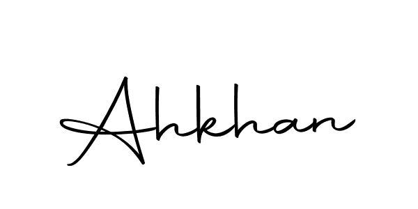 You should practise on your own different ways (Autography-DOLnW) to write your name (Ahkhan) in signature. don't let someone else do it for you. Ahkhan signature style 10 images and pictures png