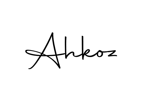 Make a beautiful signature design for name Ahkoz. Use this online signature maker to create a handwritten signature for free. Ahkoz signature style 10 images and pictures png