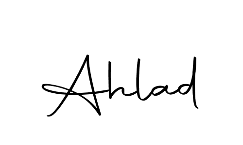 if you are searching for the best signature style for your name Ahlad. so please give up your signature search. here we have designed multiple signature styles  using Autography-DOLnW. Ahlad signature style 10 images and pictures png