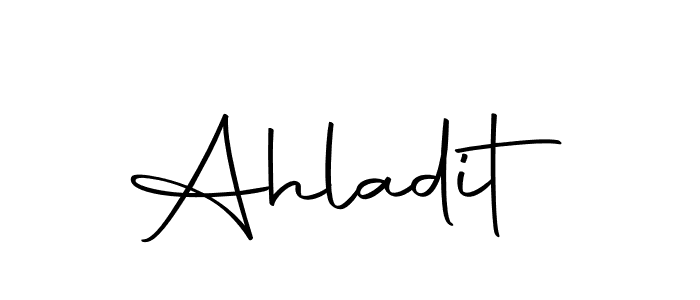 Make a beautiful signature design for name Ahladit. Use this online signature maker to create a handwritten signature for free. Ahladit signature style 10 images and pictures png