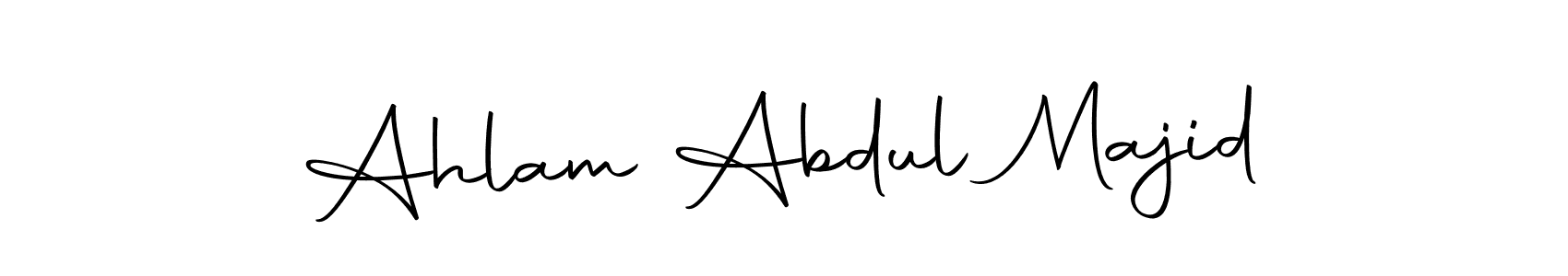 Use a signature maker to create a handwritten signature online. With this signature software, you can design (Autography-DOLnW) your own signature for name Ahlam Abdul Majid. Ahlam Abdul Majid signature style 10 images and pictures png