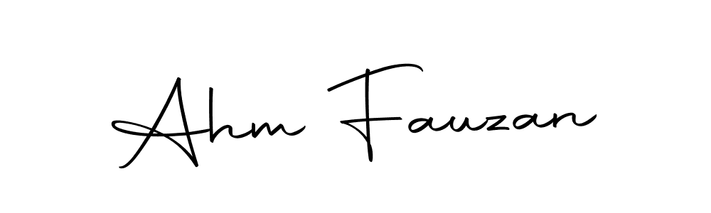 Autography-DOLnW is a professional signature style that is perfect for those who want to add a touch of class to their signature. It is also a great choice for those who want to make their signature more unique. Get Ahm Fauzan name to fancy signature for free. Ahm Fauzan signature style 10 images and pictures png